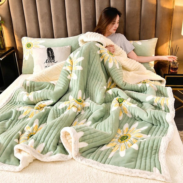 YOUPAN 도톰한 봄 이불 부드러운 극세사 담요 이불 YOUPAN 도톰한 봄 이불 부드러운 극세사 담요 이불