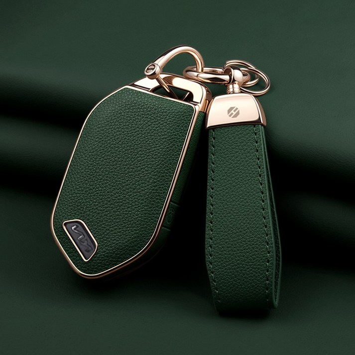 HAKO 소프트2.0 가죽TPU 차키케이스키홀더 5버튼7버튼, K11 5버튼, 그린