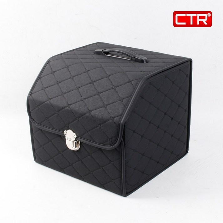 CTR 자동차 가죽 트렁크정리함 신발장 수납 박스 CT