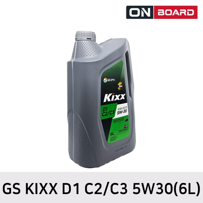 GS칼텍스 킥스 KIXX D1 C2/C3 디젤엔진오일 5W30 6L, D1 C2/C3 5W-30 6L, 5w30, 1개