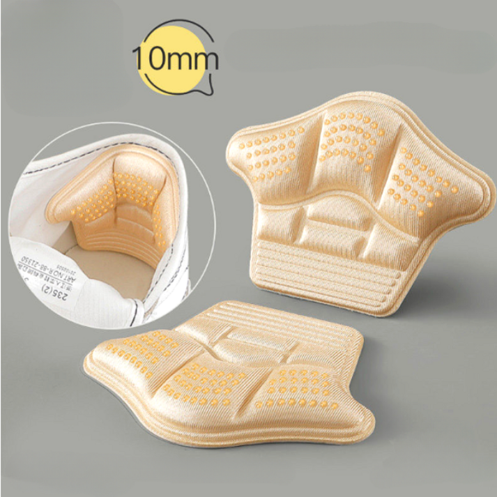 4pcs 원사이즈업패드 신발 사이즈 줄이기 클때 운동화 뒤꿈치 패드 로퍼 구두 물집