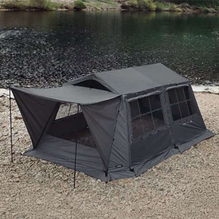 카즈미 캠핑 텐트 캐빈형 오스카하우스 차콜 45인용 텐트, 상세페이지 참조