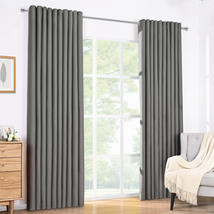 1+1 암막커튼 방한 방풍 커튼 거실 안방 단열 커텐 완벽 빛차단 세트