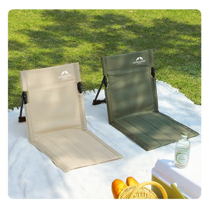 코지톡 그라운드체어 페스티벌의자 캠핑좌식의자 2개