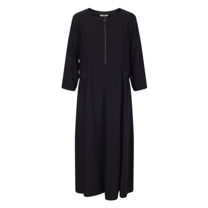 지센 집업 캐주얼 롱 원피스 LCOPO422BK 2204525