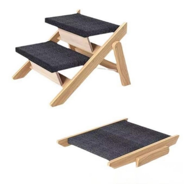 델라무드 스텝 펫 강아지 계단 사다리 논슬립 슬라이드, 1개