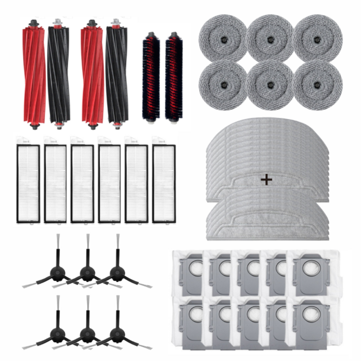 호환 로보락 소모품 부품 S8 Max Ultra 모델 청소용품 6개월 12개월 패키지 구성품, 1개, 6개월구성품