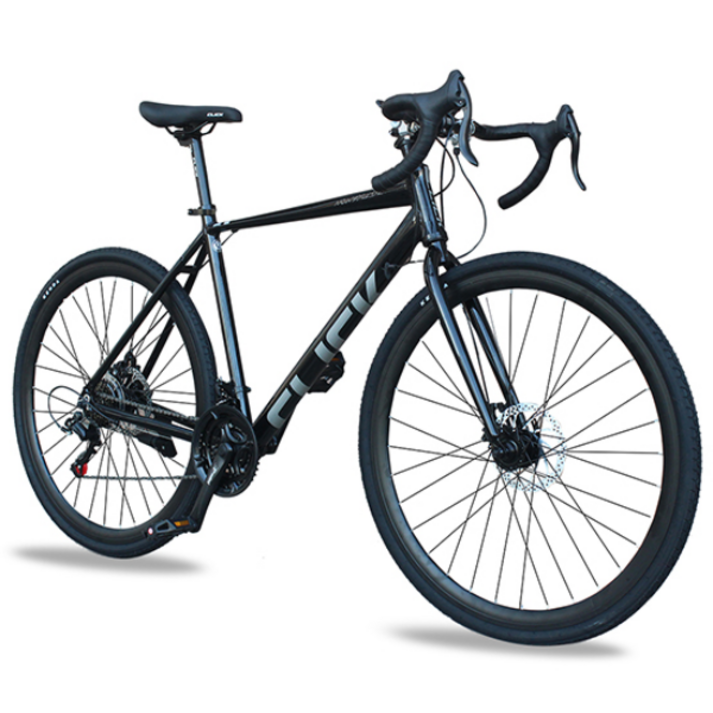 클릭 알루미늄 로드 자전거 뉴욕DR 드롭바 디스크브레이크 시마노 21단, 1개, 180cm, 유광블랙470MM미조립