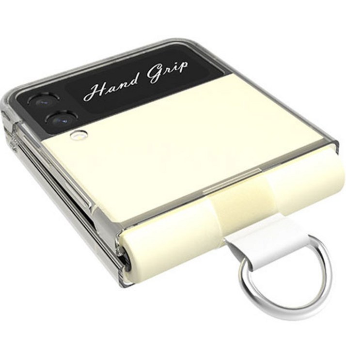 로랜텍 변색방지 크리스탈 클리어 하지드 휴대폰 케이스 + 키링 세트