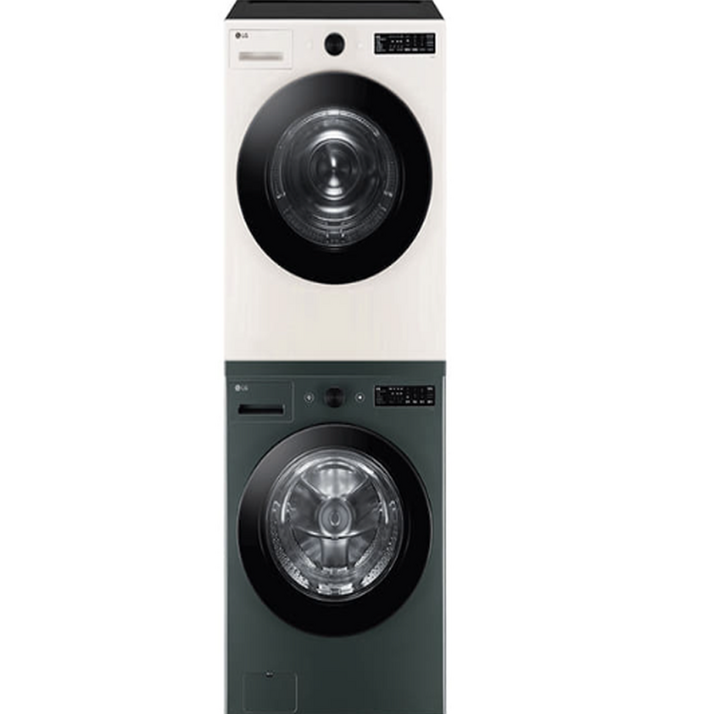 LG전자 트롬 오브제컬렉션 드럼세탁기 건조기 세트 KFG19GN8EN 19kg 18kg 방문설치, KFG19GN8EN, 네이처 그린네이처 베이지