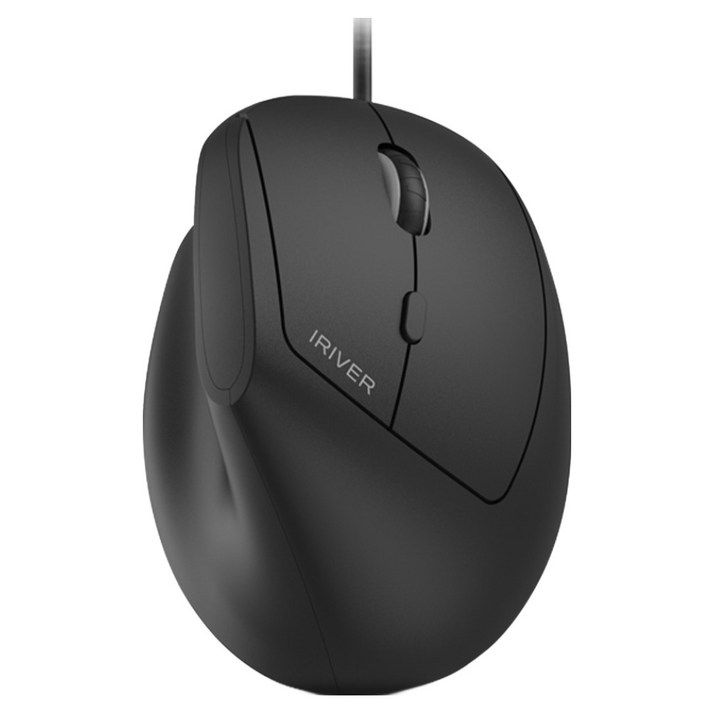 아이리버 항균처리 컴팩트 EV100 인비저블 인체공학 무소음 유선 버티컬 마우스, Black, 단일상품 아이리버 항균처리 컴팩트 EV100 인비저블 인체공학 무소음 유선 버티컬 마우스, Black, 단일상품