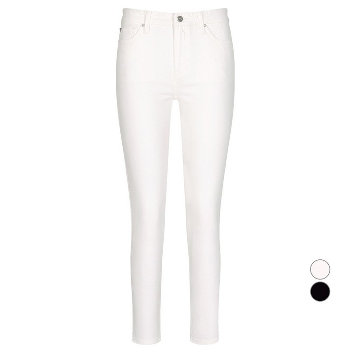 게스 여성용 기모 베이직 슬림 스키니 청바지 YO4D0193