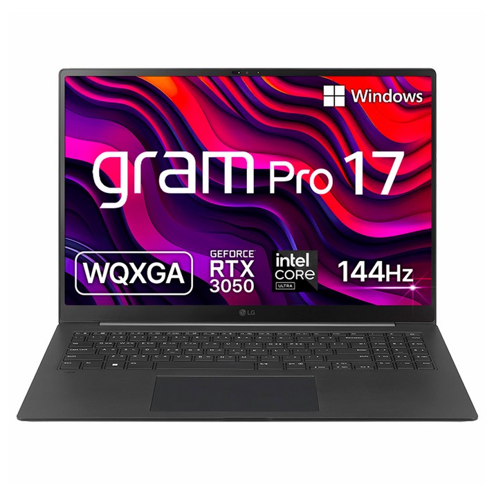 LG전자 2024 그램 Pro 17 코어Ultra7 지포스 RTX 3050 LG전자 2024 그램 Pro 17 코어Ultra7 지포스 RTX 3050
