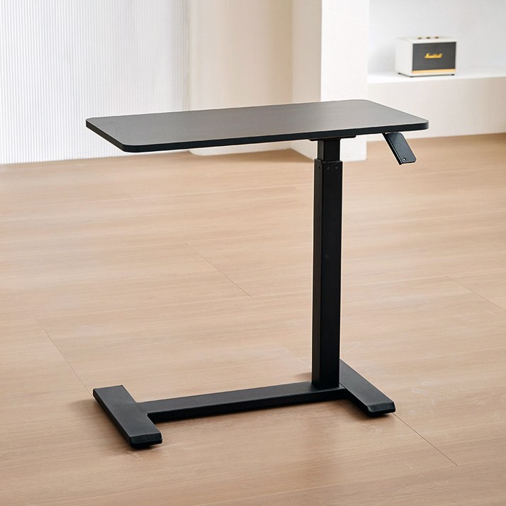 라이크하우스 유압식 높이조절 책상 침대 쇼파 테이블 이동식 사이드테이블