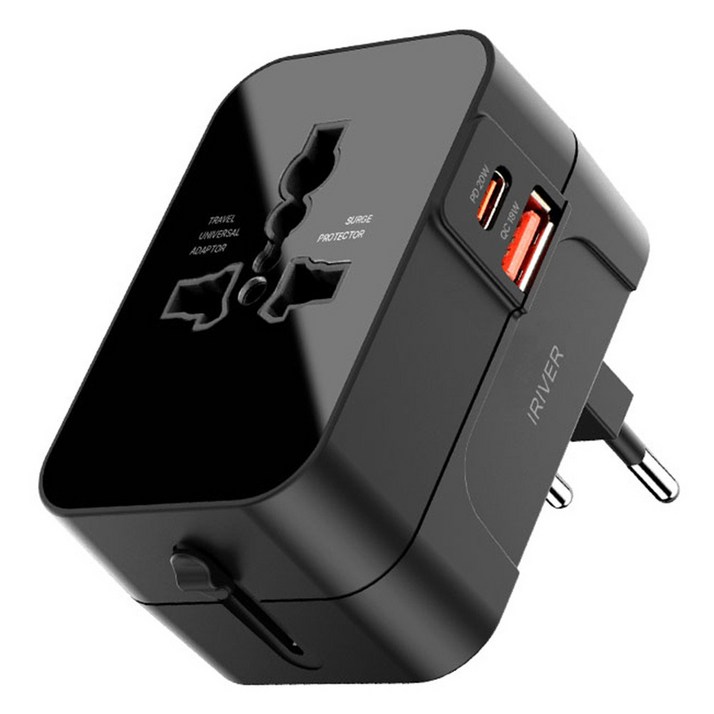 아이리버 해외 여행 충전기 겸 멀티 플러그 어댑터 ITA-100, 1개