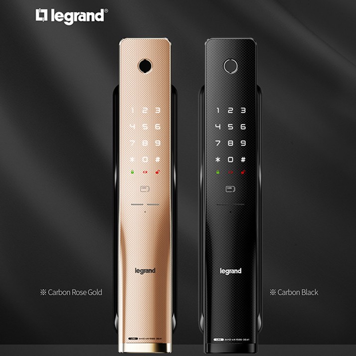 전국설치 르그랑 L50 블랙 지문인식 푸시풀 도어록 지문카드키4개번호키 블루투스 와이파이옵션 안으로 열리는 문 설치가능 0초바로잠금 푸시바잠금 현관문 디지털도어락, 방문설치, L50 블랙