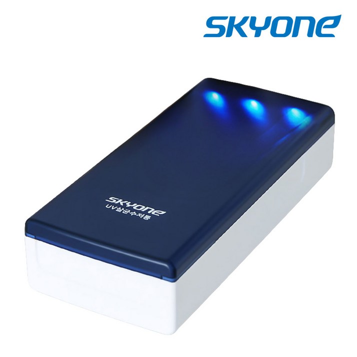 웰리노 UV 무선 살균수저통 수저살균기, 1개