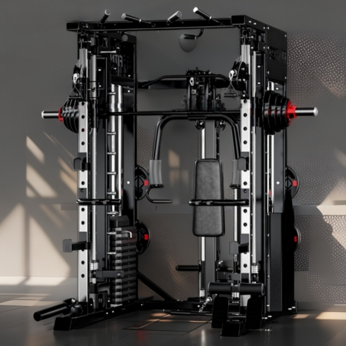 맥스코어 파워랙 스미스머신 멀티랙 벤치프레스 헬스기구 숄더프레스 파워렉 운동기구 랫풀다운