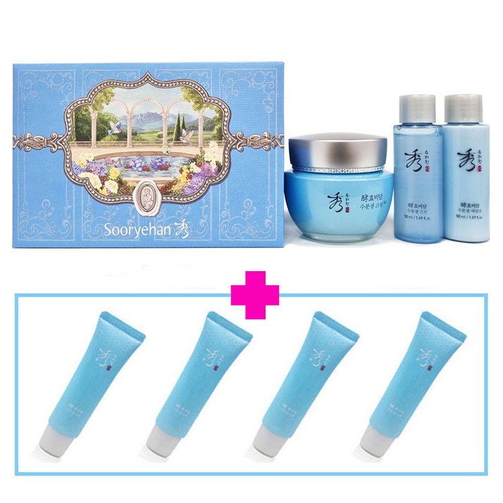 수려한 효비담 수분샘 크림 150ml 특별기획세트  25ml x 4개 추가 증정