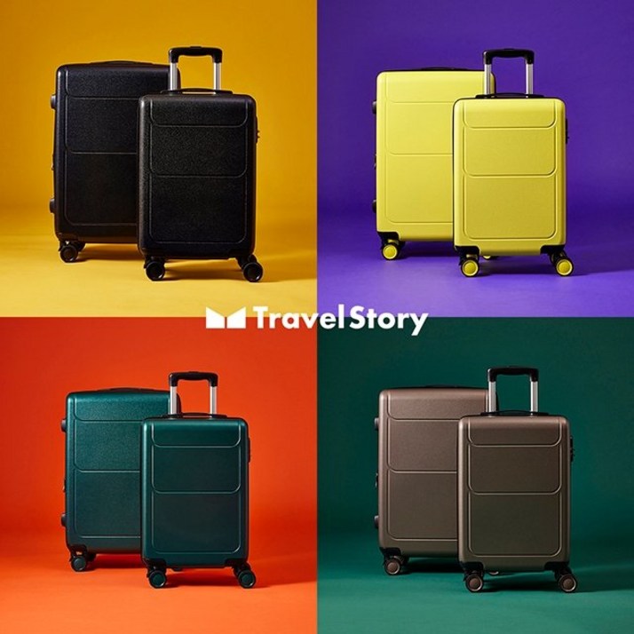 [쇼핑엔티] 쇼핑엔티 단독! [트레블 스토리] 커스텀 캐리어 2종 세트 (26형 화물용+ 21형 기내용)
