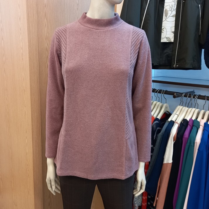 크로커다일레이디 포근하고 따뜻한 반목 티셔츠