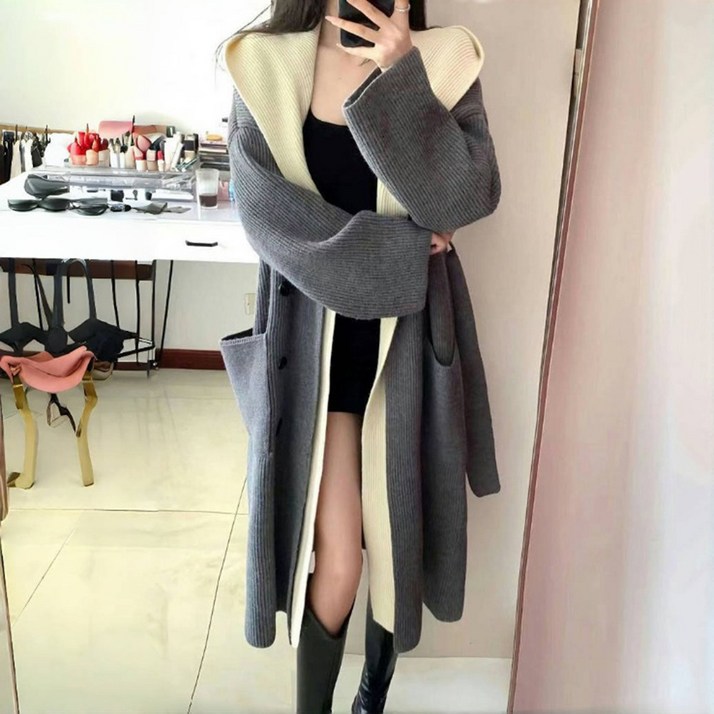 여성가디건 롱가디건 코트 롱코트 여성 니트 자켓 KS24082189 59