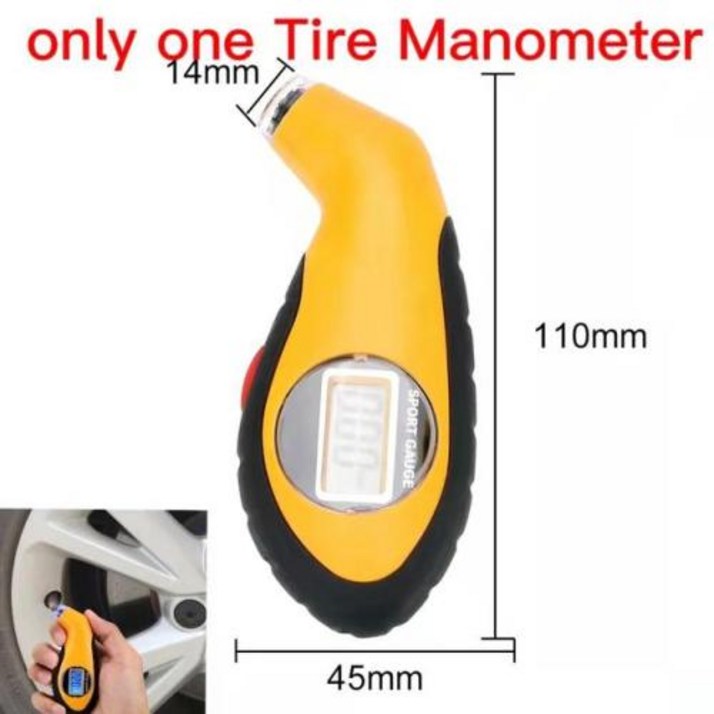 트럭 TPMS 타이어 압력 모니터링 시스템 TPMS 태양광 충전 6 개의 외부 센서 디지털 LCD 타이어 온도 알람 모니터