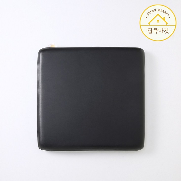 집콕마켓 메모리폼 가죽 사각 방석 5컬러