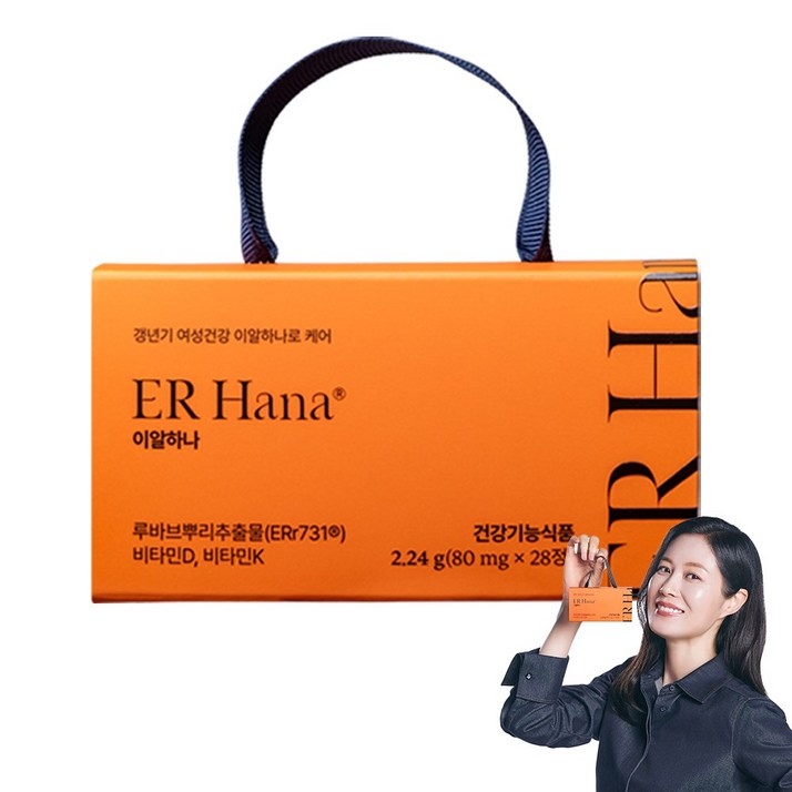 이알하나 ERr731 여성 갱년기 영양제, 1개, 28정