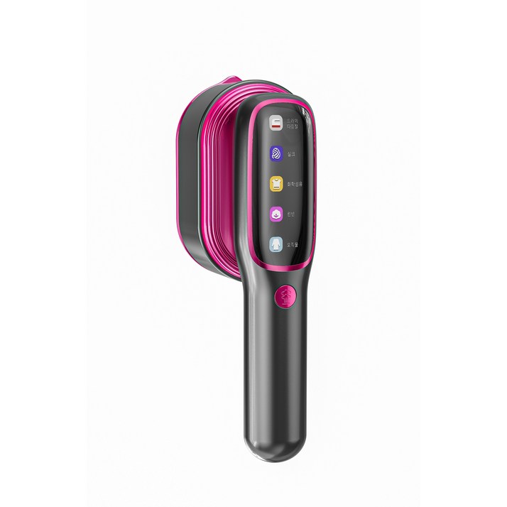 Richmagic 핸디형 다용도 다리미 디지털 LED 5가지 모델 드라이겸 스팀식 다리미, 로즈레드
