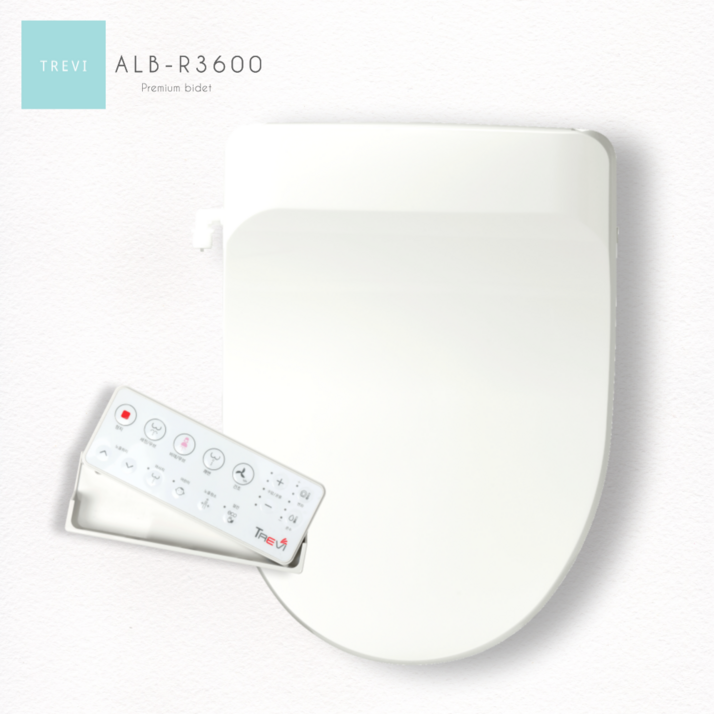 트레비 쾌변마사지 어린이기능포함 편리한 리모컨 방수 비데ALBR3600, ALBR3600