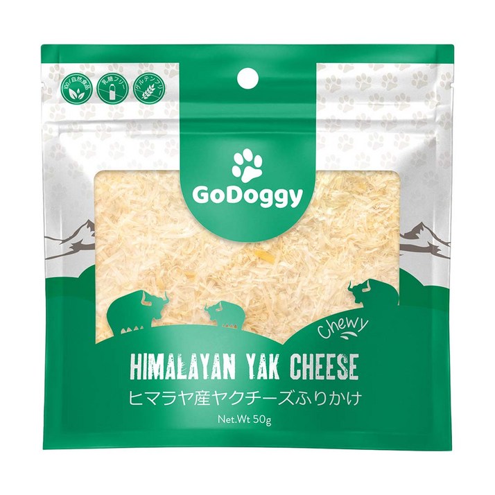 GoDoggy 히마야라 산 야크 치즈 뿌려 50g 자연 식품 개 간식