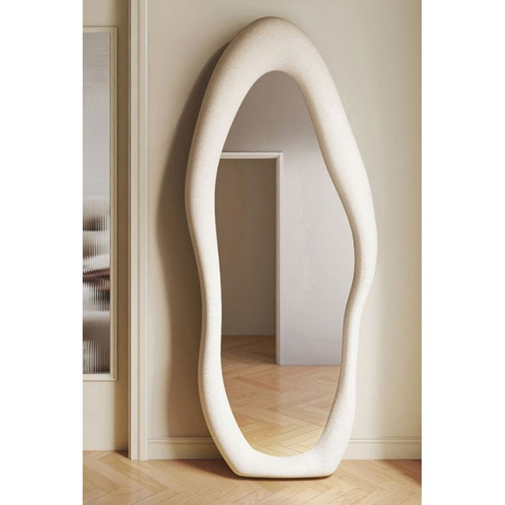 트랑떼 전신거울 현관 웨이브 스탠드거울