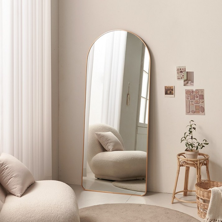 주빌리 고와랑 아치형 미용실 홈트 전신거울 현관거울 3종 700x1700  800x1800  900x1900, 보여진 바와 같이