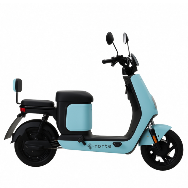 노르테 전동 스쿠터 전기 바이크 성인용 출퇴근 자토바이 미니벨로 오토바이, 하늘
