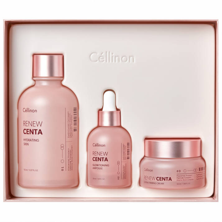 셀린온 리뉴센타 광탄력 스킨케어 3종세트+쇼핑백