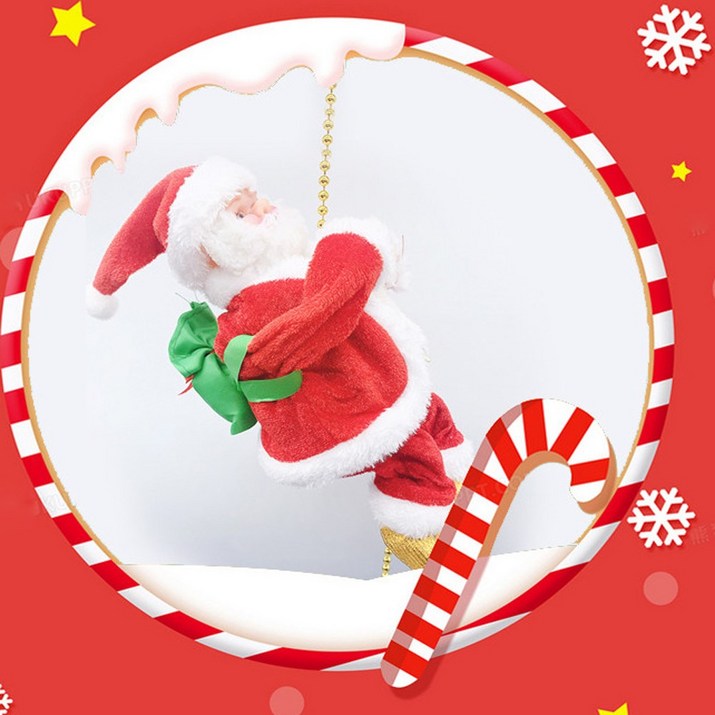줄타는 산타 크리스마스트리장식 산타인형 크리스마스소품 152089514