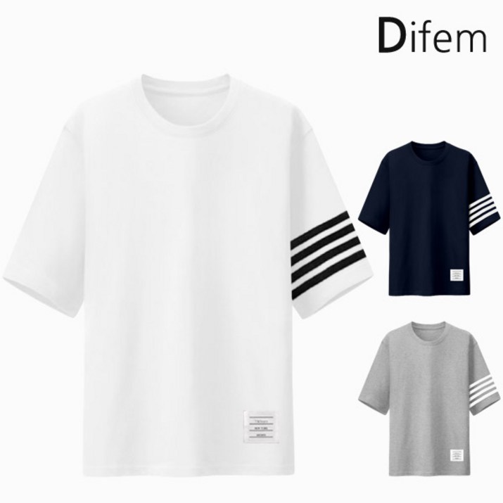 디프엠 5부오버핏반팔 포어맨 M5XL 빅사이즈 남녀공용 반팔티셔츠 반팔 티셔츠