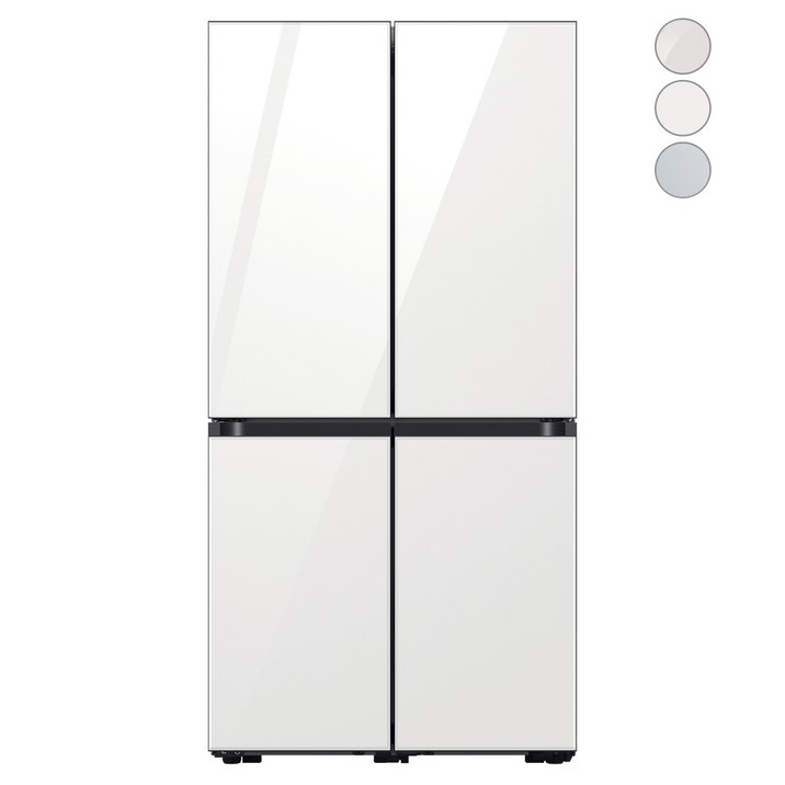 색상선택형 삼성전자 비스포크 프리스탠딩 양문형 냉장고 4도어 866L 방문설치