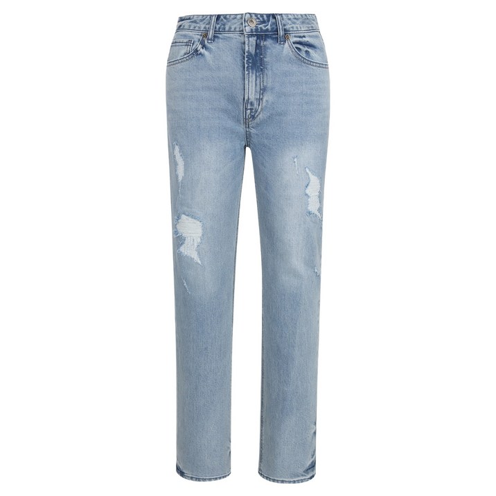 버커루 여성용 슬림 스트레이트 M L톤 청바지