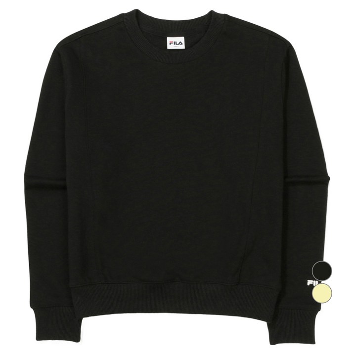 휠라 여성용 루즈핏 드롭 숄더 맨투맨 FS2POE3256F