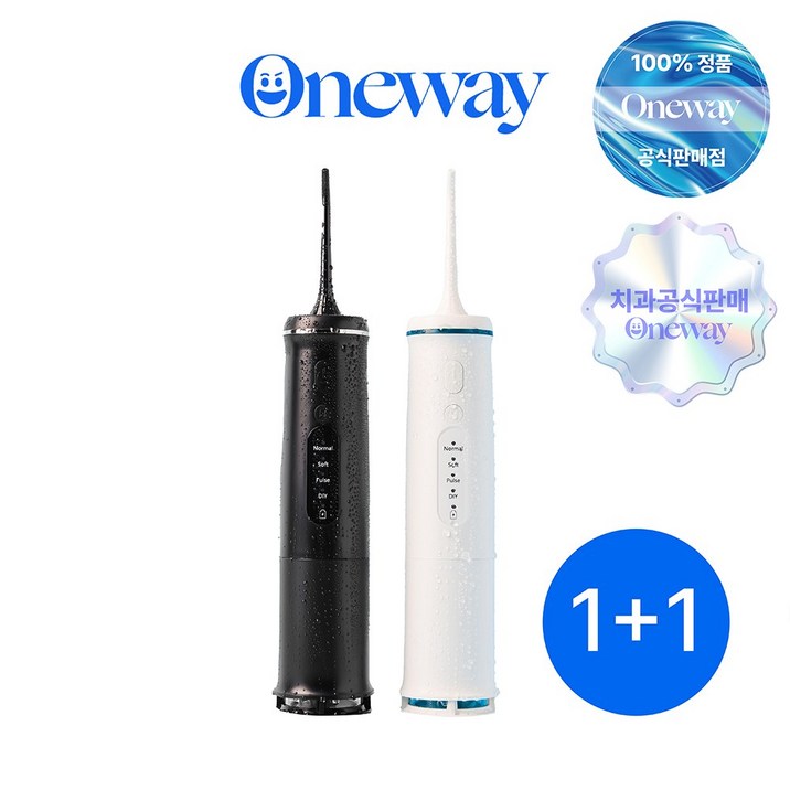 [치과공식판매] 원웨이 구강세정기 V3 [1+1], 2개