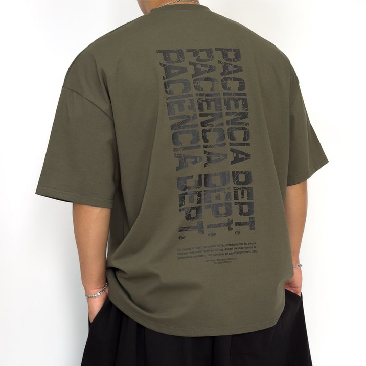 PACIENCIA PA.DEPT 오버핏 반팔 티셔츠