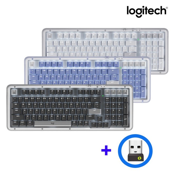 로지텍 코리아 ALTO KEYS K98M 무선 블루투스 기계식 키보드 수신기 포함 한글 자판 25년 9월 신모델