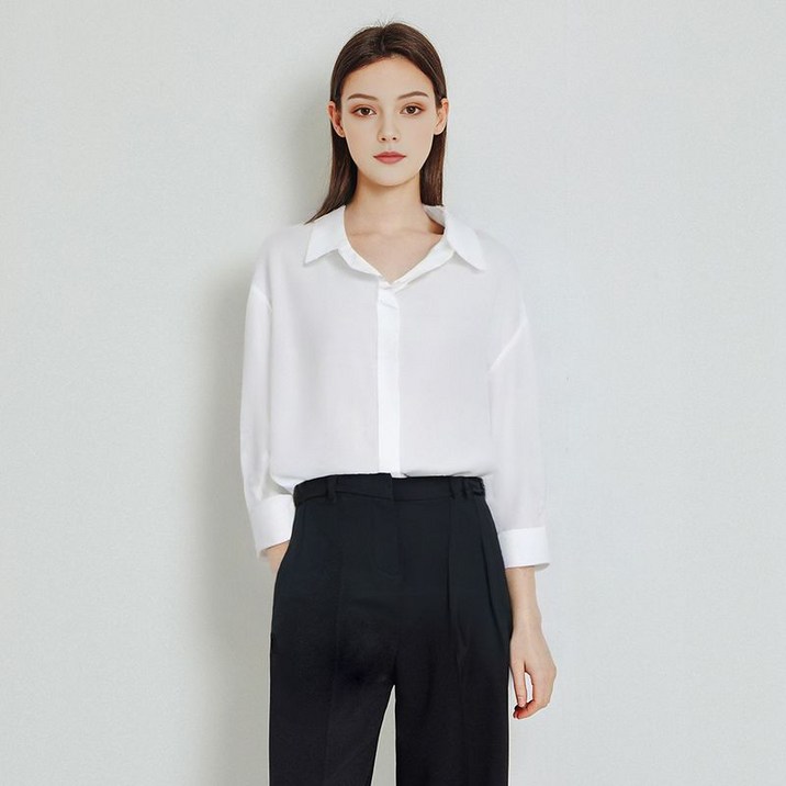 숲 베이직 세미 블라우스 SY4LS85
