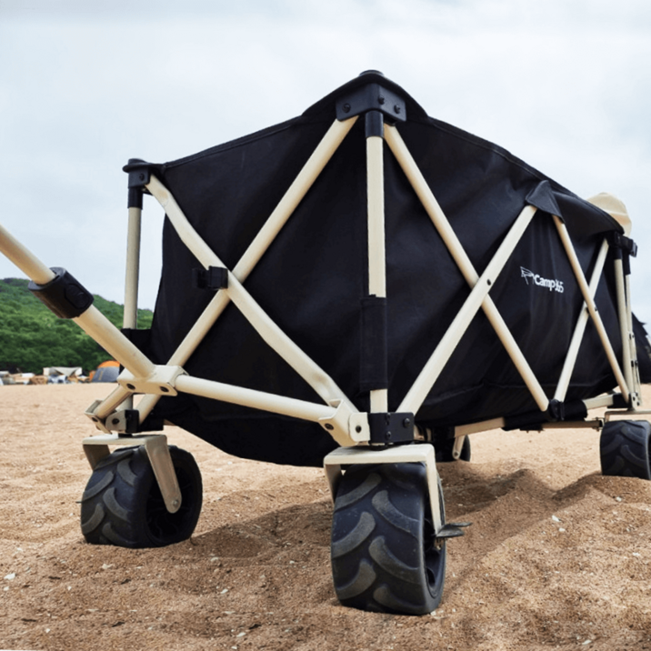 캠프365 파파웨건 스포츠 울트라 내하중160KG 광폭바퀴 뒷문개방 캠핑