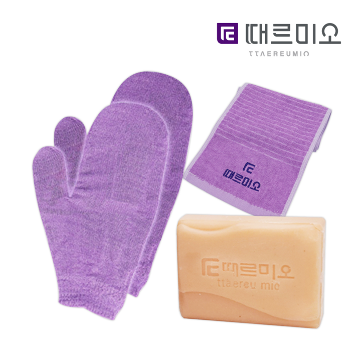 세트상품때르미오 한방미용비누때술술 때장갑때타올 비누 수건 타올, 1개, 1개입, 목욕A때장갑1벙2P때비누1때타올1 세트상품때르미오 한방미용비누때술술 때장갑때타올 비누 수건 타올, 1개, 1개입, 목욕A때장갑1벙2P때비누1때타올1