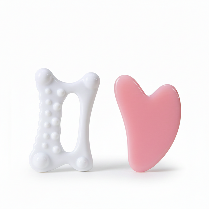 보떼  괄사 마사지기 도구 세트 얼굴괄사 2종