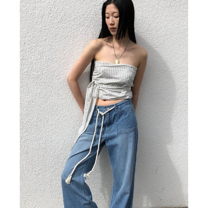 런던플랏 플레어진 1color 25SS