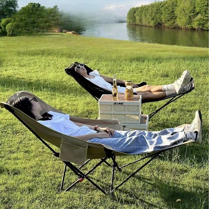 캠프텐버 접이식 각도조절 리클라이너 캠핑의자